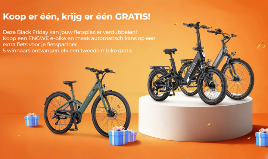 Engwe Black Friday Sale, 1 + 1 gratis wedstrijd